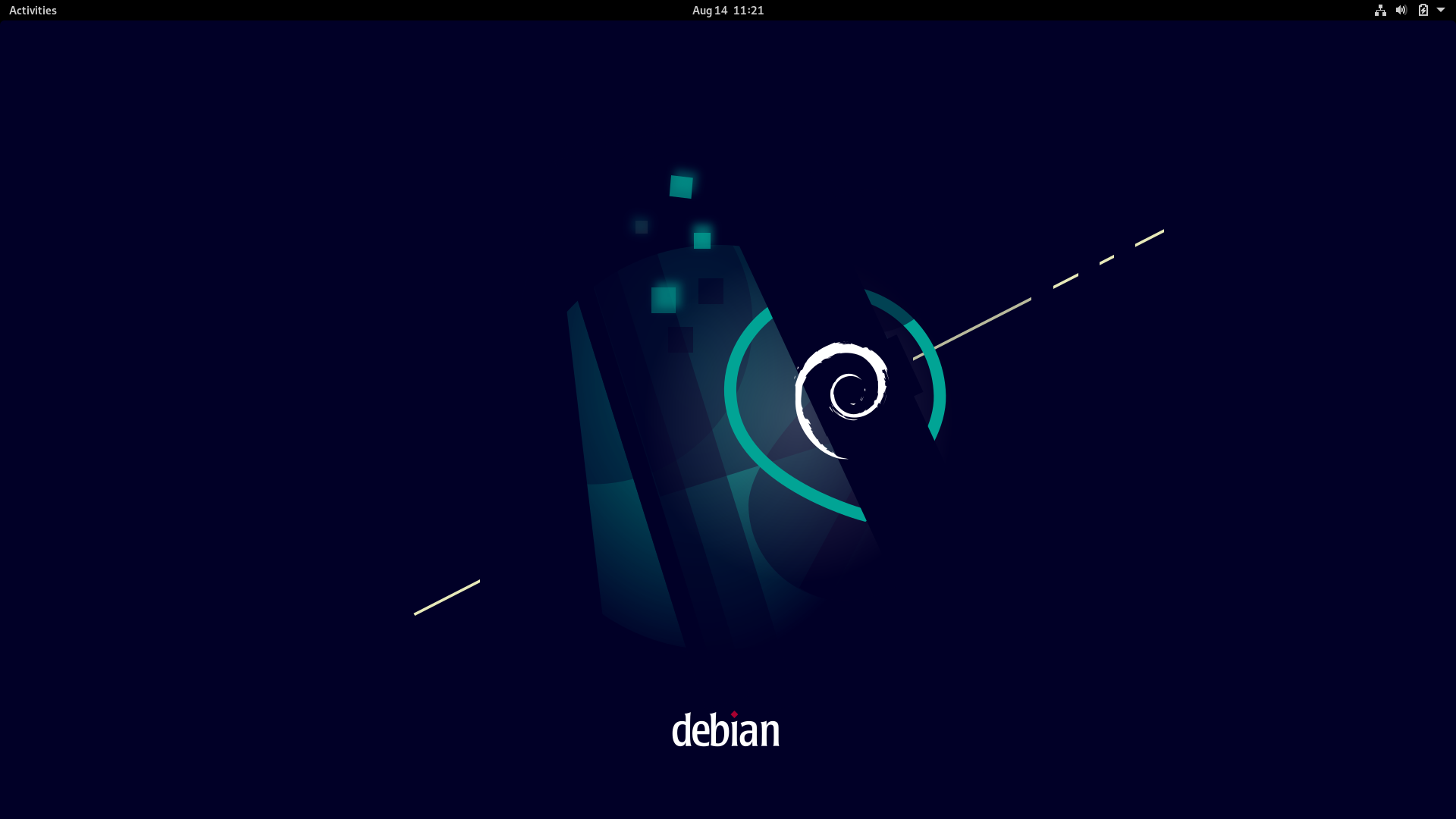 Bureau GNOME de Debian 11 Bullseye