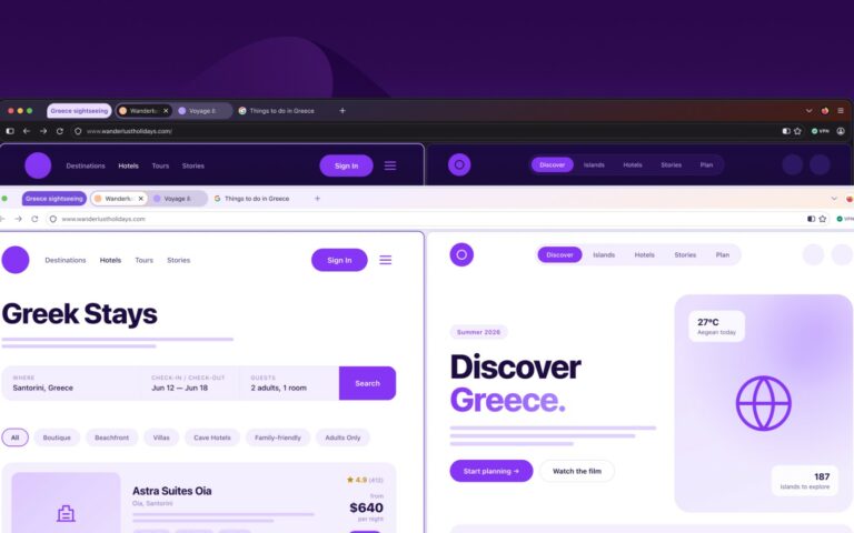 La nouvelle interface Nova de Firefox, avec deux pages web affichées côte à côte