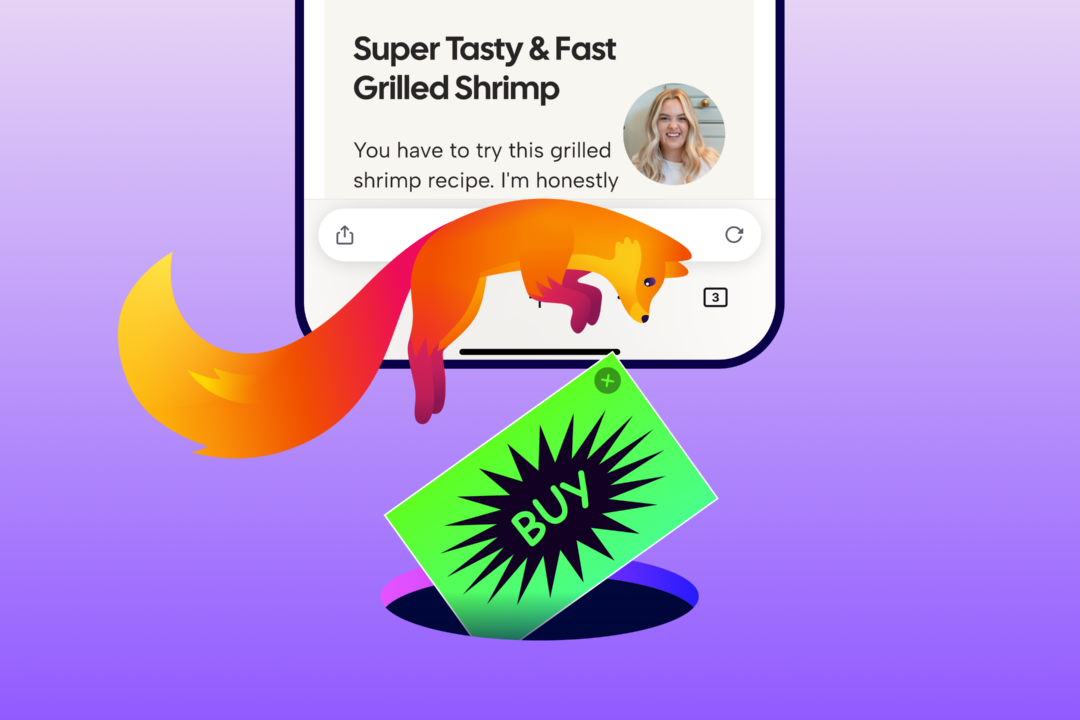 Écran du bloqueur de publicités intégré à Firefox sur iPhone
