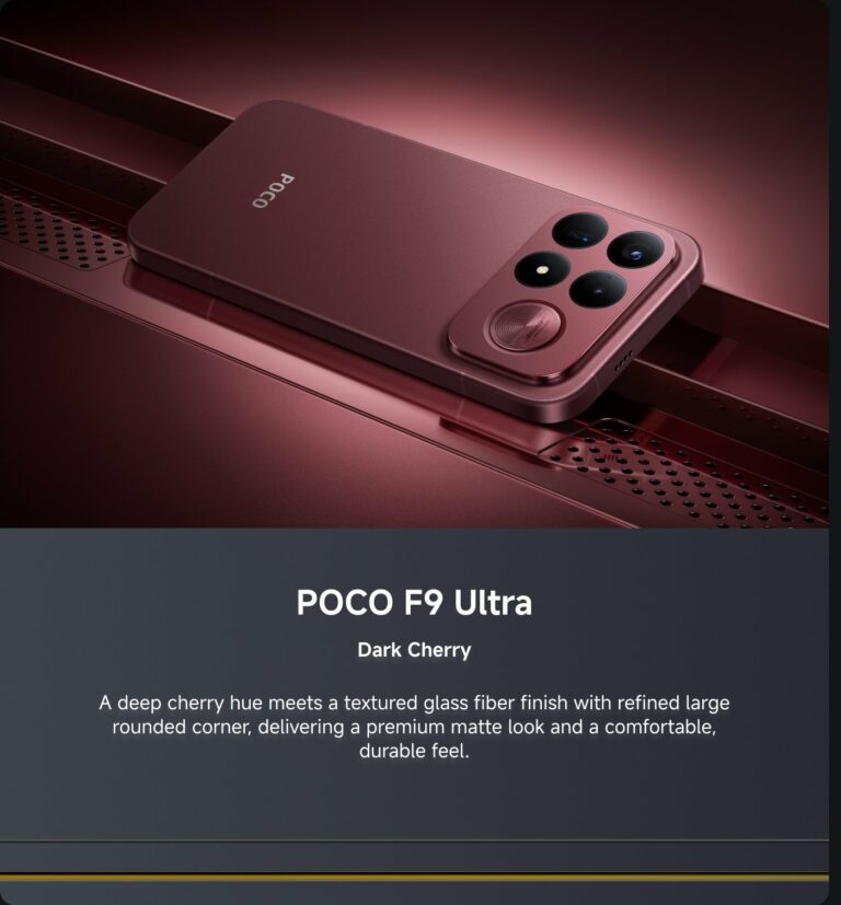 POCO F9 Ultra rouge et POCO F9 Pro vert présentés par Xiaomi